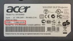 Acer Serial Number